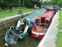 Disaster strikes at Bank Newton Locks